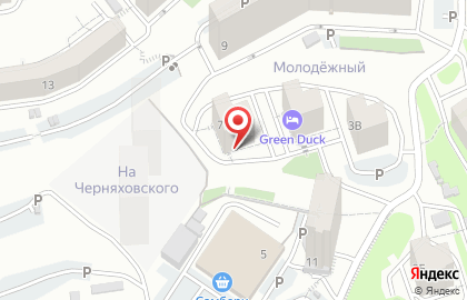 Центр безопасности бизнеса на улице Черняховского на карте