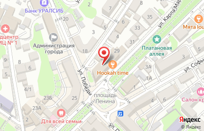 Сочинский филиал Банкомат, Хоум Кредит энд Финанс Банк на карте