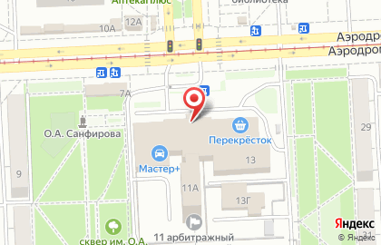Кошелев-банк на Аэродромной улице на карте