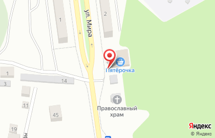Березка на улице Строителей на карте