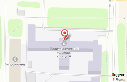 Мончегорский политехнический колледж на проспекте Металлургов на карте