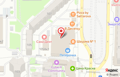 ВДесятку на карте