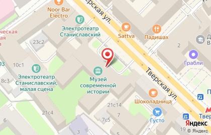 Государственный центральный музей современной истории России в Москве на карте