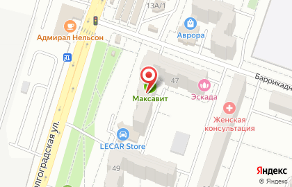 Салон красоты Эскада на Волгоградской улице на карте