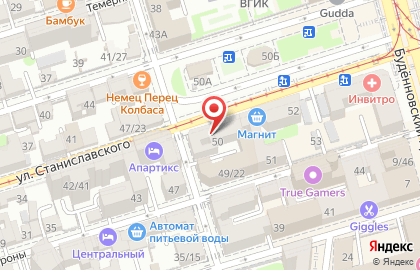 Агентство недвижимости Стимул на улице Станиславского на карте