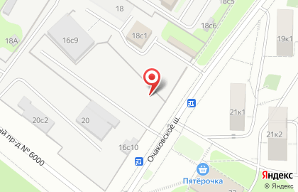 Атлантик на Очаковском шоссе на карте