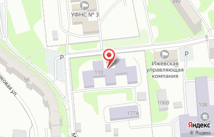 Детский сад №189 в Ижевске на карте