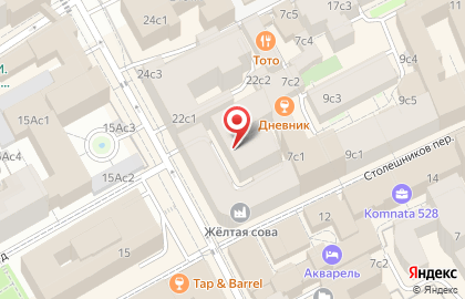 Школа танцев Афродита на метро Чеховская на карте