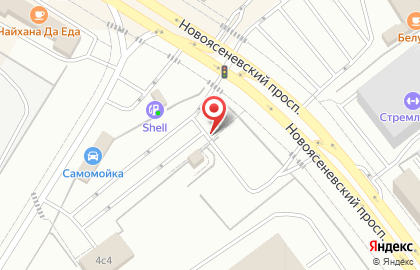 ОАО Банкомат, БАНК СГБ на Новоясеневском проспекте на карте