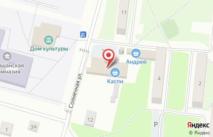 Продуктовый магазин Каспи на Октябрьской улице на карте