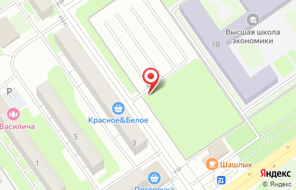 Автостоянка в Нижнем Новгороде на карте