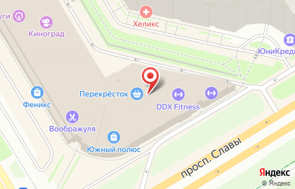 Супермаркет Перекрёсток на Пражской улице на карте