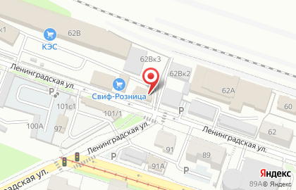 Транспортная компания Вип Транс на улице Ленинградской на карте