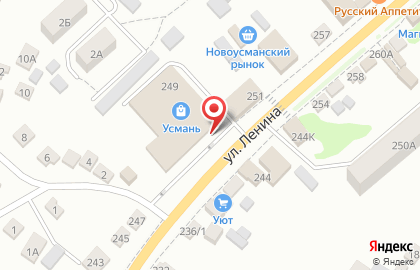 Медицинская лаборатория МедЭксперт на улице Ленина в Новой Усмани на карте