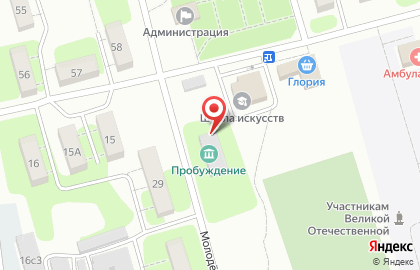 Парикмахерская Кокетка на Молодёжной улице на карте