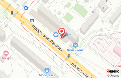 Супермаркет Магнит у дома в Волгограде на карте