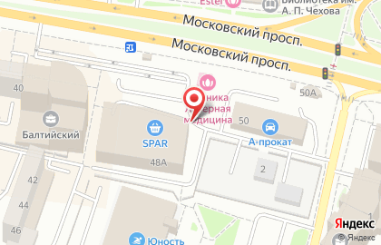 Фитнес-клуб Титан на Московском проспекте на карте