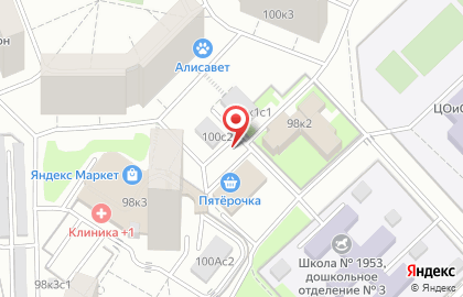 Фрея на улице Лобачевского на карте