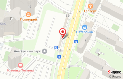 Автостоянка в Самаре на карте