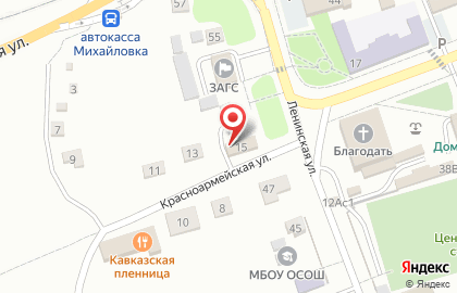 Военный комиссариат Михайловского района на карте