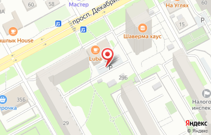 Автостоянка в Перми на карте