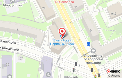 Школа плавания АкваСтар Юниор в Василеостровском районе на карте
