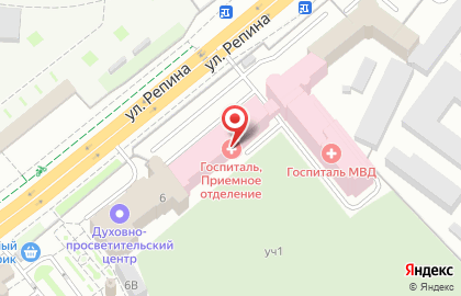 Медико-санитарная часть МВД РФ по Свердловской области на карте