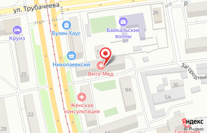 Студия депиляции Светланы Аштуевой в Октябрьском районе на карте