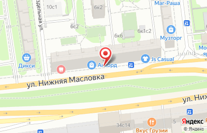 Магазин Бильярд.ру на Нижней Масловке на карте