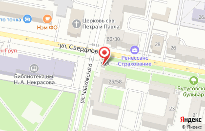 Киоск по продаже фруктов и овощей в Кировском районе на карте
