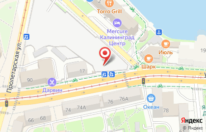 Озерное в Озёрном проезде на карте
