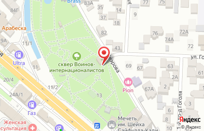 Компания по аренде футбольных полей в Советском районе на карте