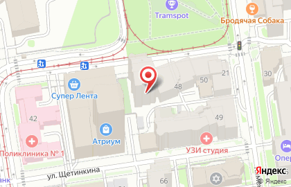 Банк Западный на Депутатской улице на карте