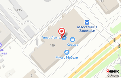Метрика, стройгипермаркет на проспекте Авиаторов на карте