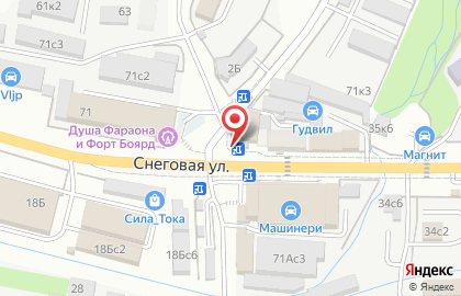 Киоск фастфудной продукции в Первореченском районе на карте