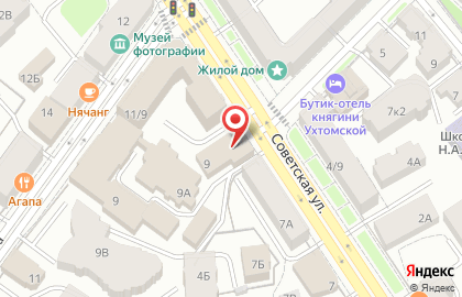 Покровка на Советской улице на карте
