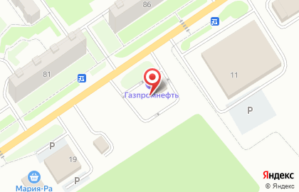 Газпромнефть в Кемерово на карте