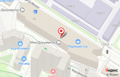 Служба доставки готовых блюд МИЛТИ в ТЦ Интеграл на карте
