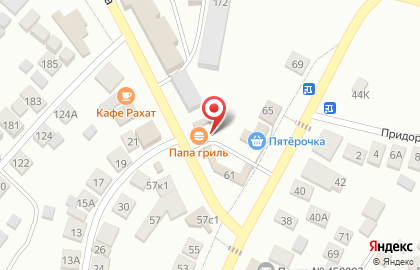 Сеть стрит-кафе Папа Гриль в Ленинском районе на карте