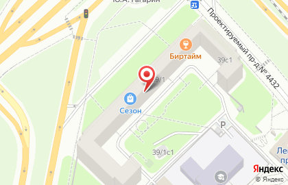 Свет в Ленинском на карте