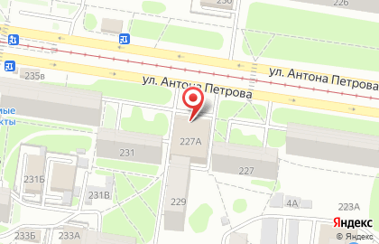 Аптека Здоровье на улице Антона Петрова на карте