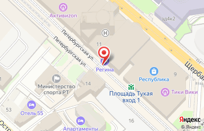 Банкомат Татсоцбанк в Казани на карте