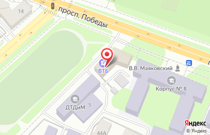 Банк ВТБ 24 на проспекте Победы на карте