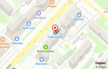 Салон-магазин оборудования Радио Маяк на улице Богдана Хмельницкого на карте