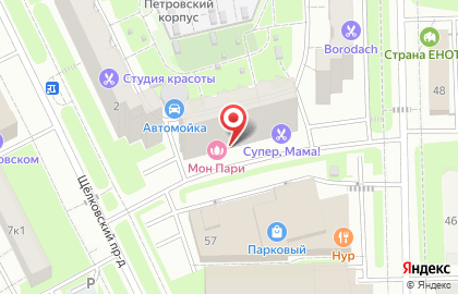 Мир искусственных цветов и деревьев на карте