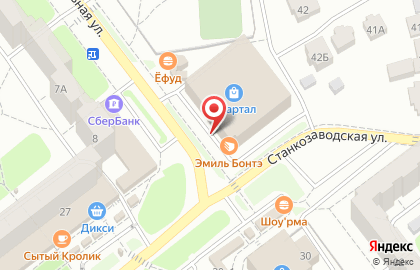Авторская пекарня Эмиль Бонтэ на Станкозаводской улице на карте