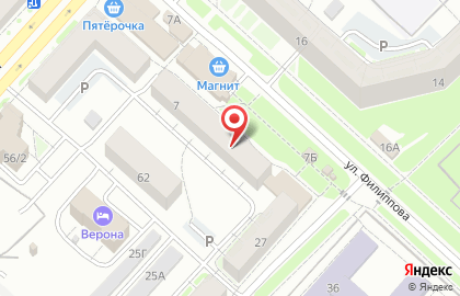 Пивной магазин Боцман в Центральном районе на карте