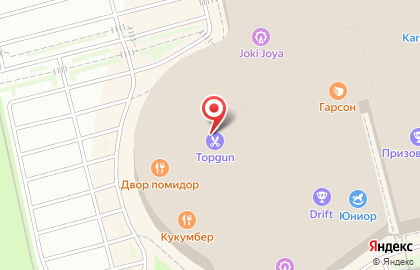 Барбершоп TOPGUN ТРК Радуга на карте