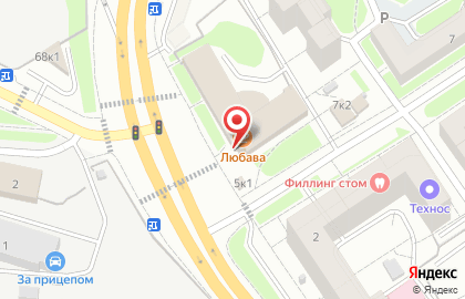 Киоск общественного питания Домашние беляшики на Площади Гарина-Михайловского на карте