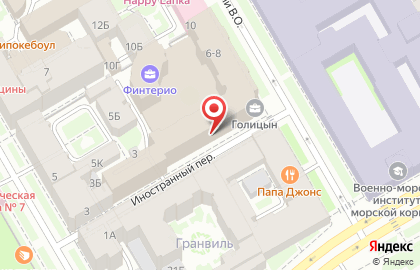 Бренд Новостройки в Василеостровском районе на карте